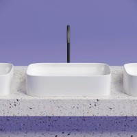 Умывальник чаша накладная прямоугольная Element 605x380x150мм