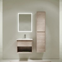 Тумба подвесная SANCOS Marmi 2.0 590х445х520 c двумя ящиками оснащенными доводчиками скрытого монтажа, цвет дуб галифакс натуральный, арт. MR2.060EG