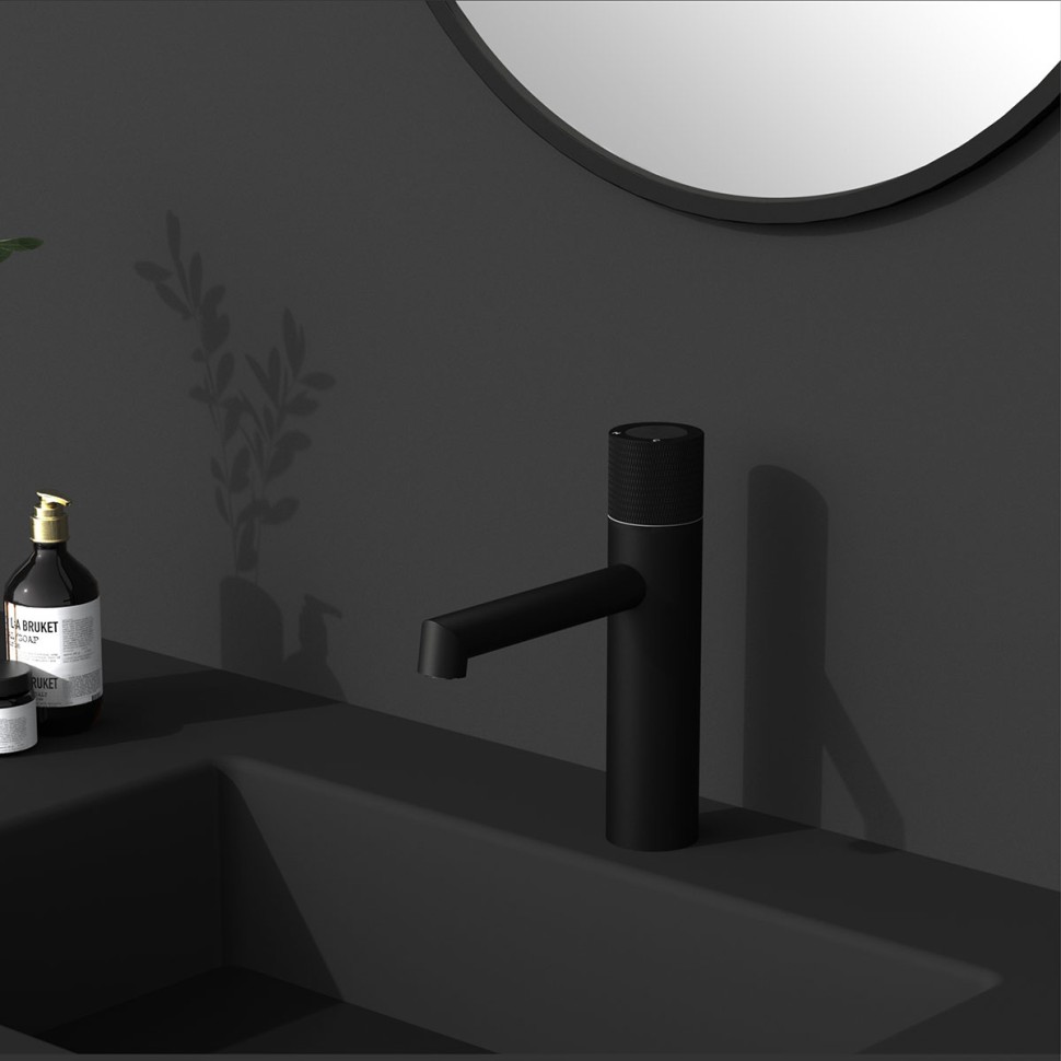 Смеситель для раковины Дизаер (Desire) VBF-1D3MB, черный