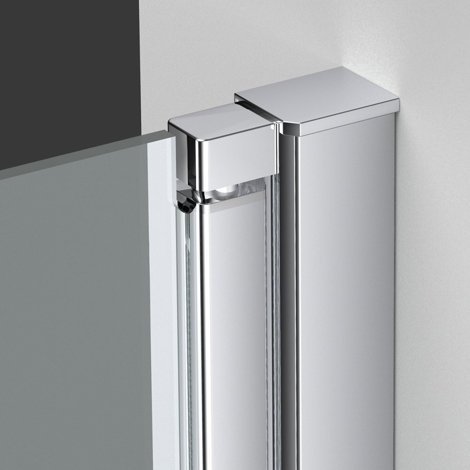 Душевая дверь Alpha VDP-3AL750CL , хром, стекло прозрачное