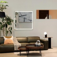 AQM9106 770х770 Зеркало с подсветкой и подогревом