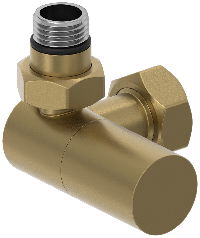 Вентиль 3D левый цилиндр (G 1/2" НР х G 3/4" НГ)