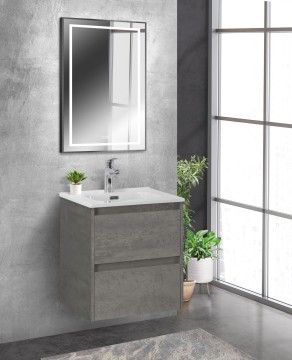 Зеркало BelBagno SPC-KRAFT-500-800-LED-TCH-WARM-NERO