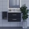 Тумба под раковину Uperwood Foster 70 см, черная