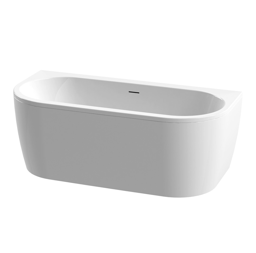 Акриловая ванна CEZARES SLIM WALL-180-80-60-W37-SET