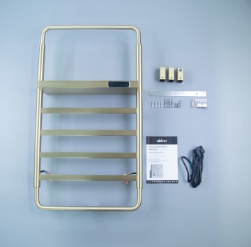 Полотенцесушитель электрический ABBER Exzellent AH4305G золото матовое