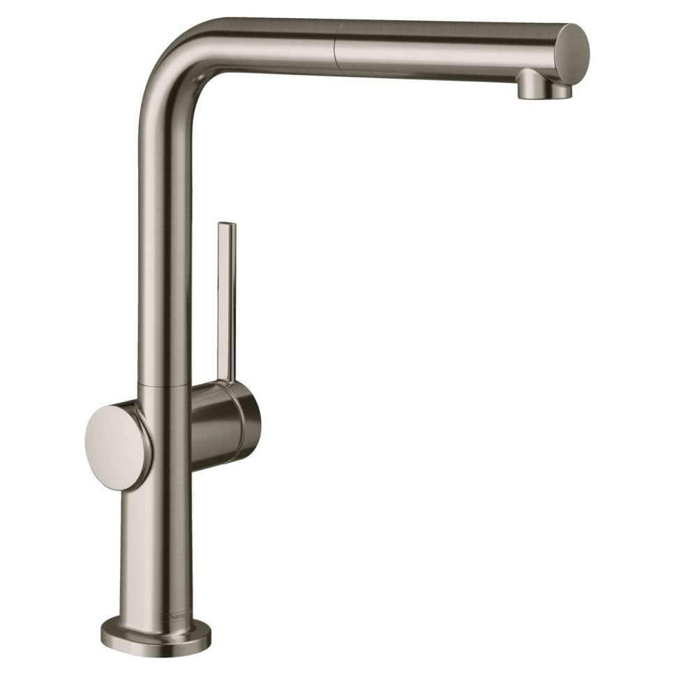 Смеситель для кухни Hansgrohe Talis M54 выдвижным изливом, 1jet 72808800, под сталь