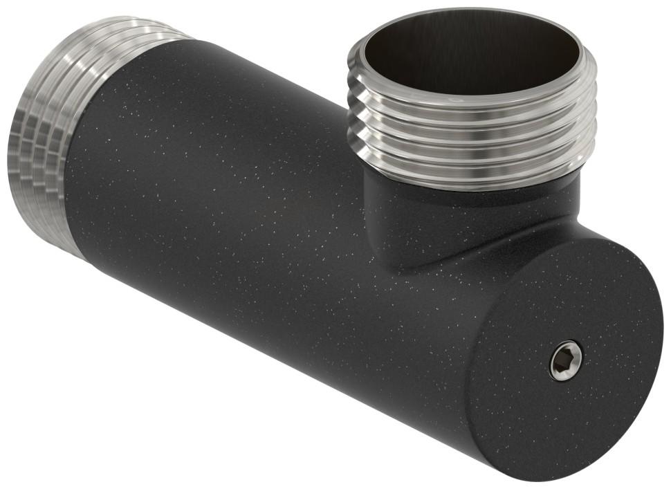 Уголок со спускным клапаном переходной (G 1" НР х G 1" НР)