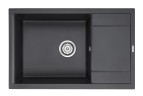 Мойка FLUGEN 60, IT-GRANIT, PM317850-BL, черный, 780х500 мм, Paulmark