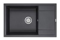 Мойка FLUGEN 60, IT-GRANIT, PM317850-BL, черный, 780х500 мм, Paulmark