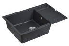 Мойка FLUGEN 60, IT-GRANIT, PM317850-BL, черный, 780х500 мм, Paulmark