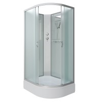 Душевая кабина Niagara Classic NG-33184-14LBK (110х80х200) средний поддон(26см),стекло матовое,4 места