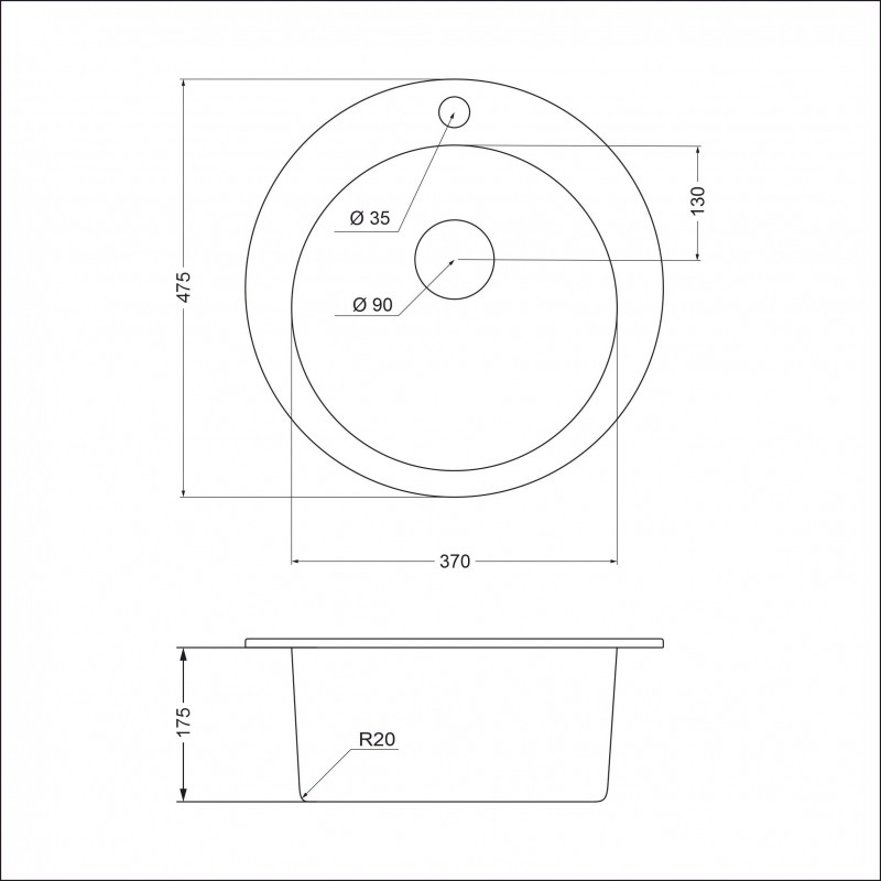 Мойка EMAR EMQ-1475.C EMQ-1475.C Агат