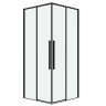 Душевое ограждение Grossman Galaxy 300.K33.01.9090.21.00 (90х90х195) квадрат,раздвижная,черный матовый,стекло прозрачное, 1 место