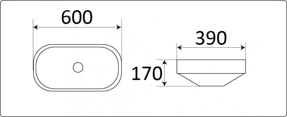 Умывальник CeramaLux 5006C