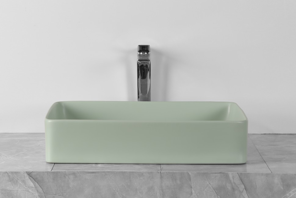 Раковина накладная MILLEAU Miel MU7060C-MMT (матовый ментол)