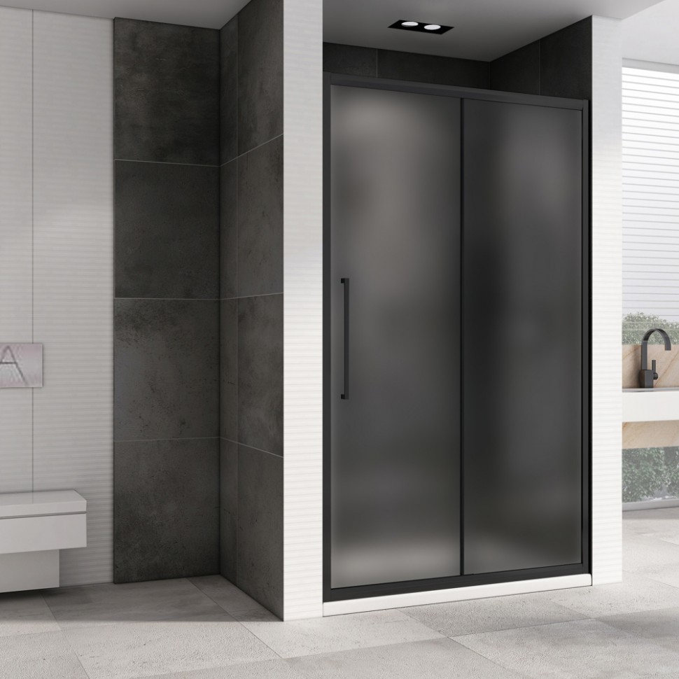 Душевая дверь ABBER Schwarzer Diamant AG30150BMH