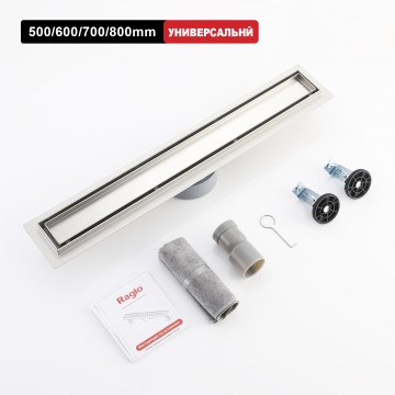 Трап для душа 70*800мм(поворот.сифон 360°) R652.80.05