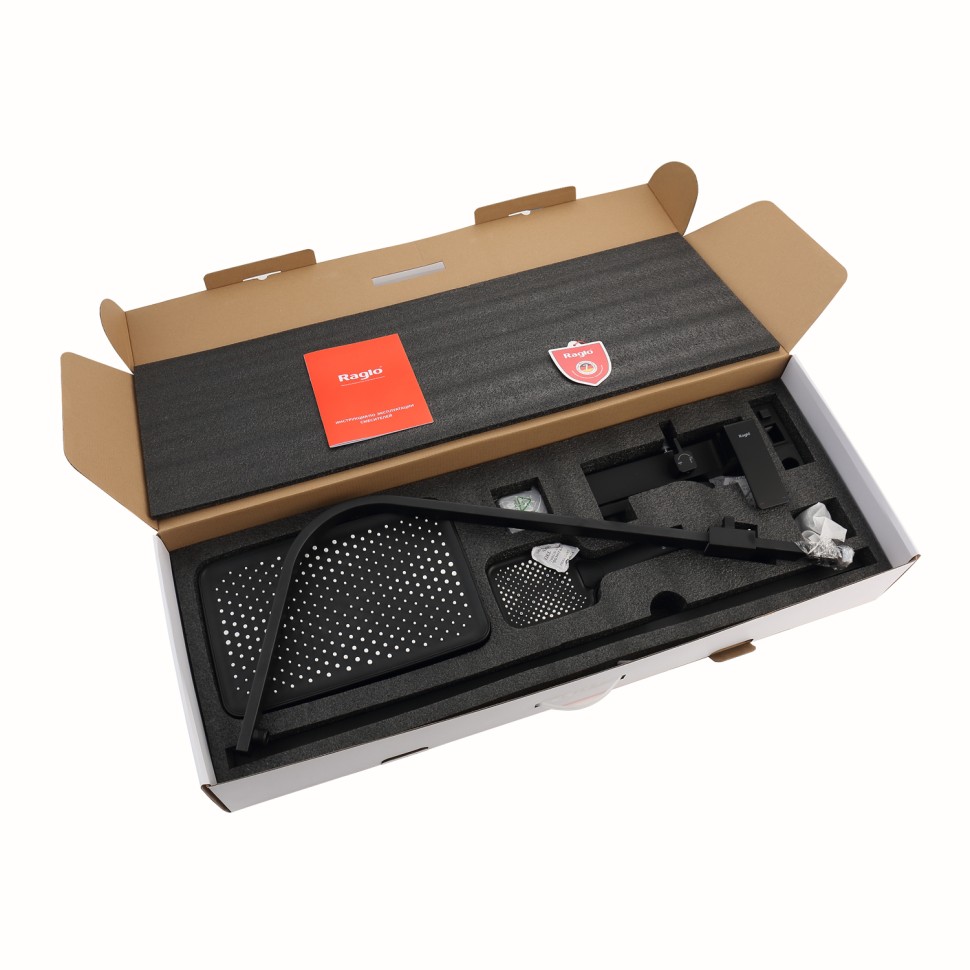 Душевая система Raglo для ванны и душа черный