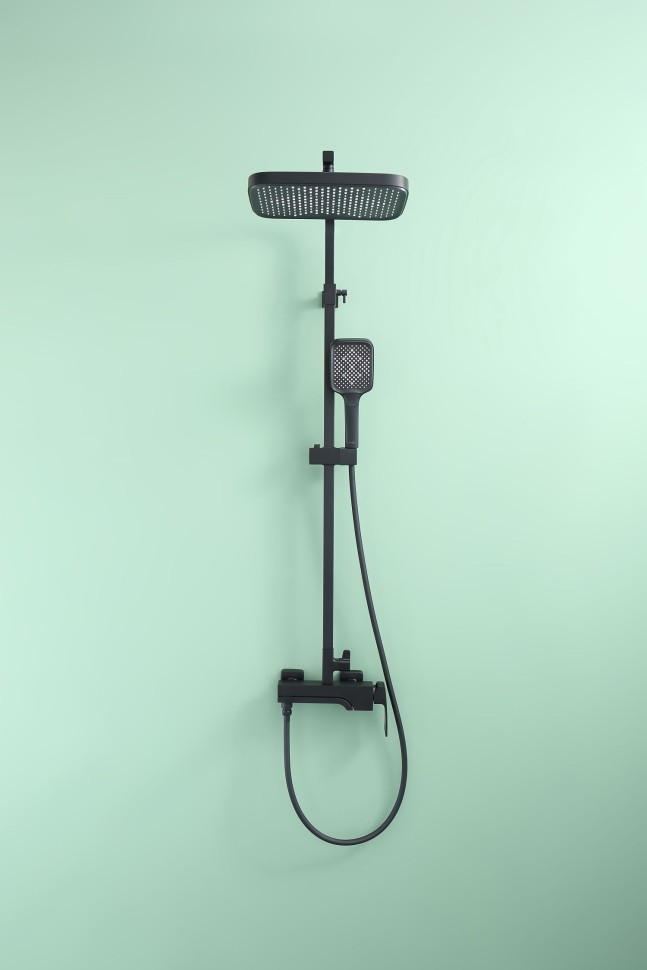 Душевая система Raglo для ванны и душа черный