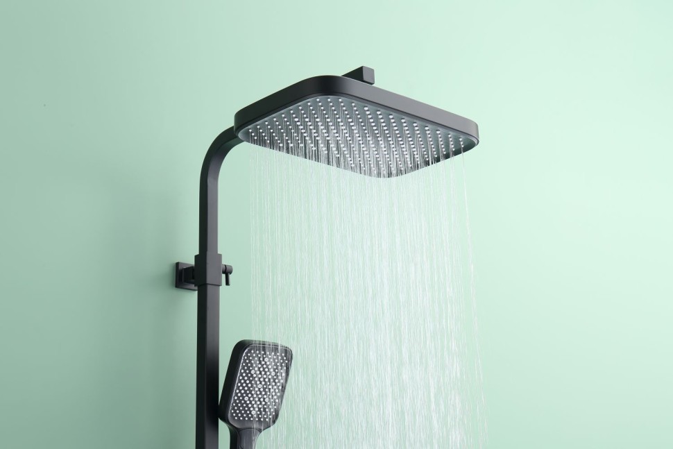 Душевая система Raglo для ванны и душа черный