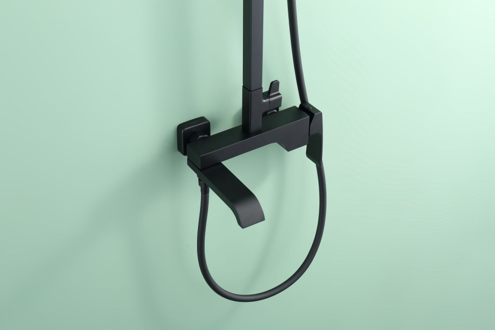 Душевая система Raglo для ванны и душа черный