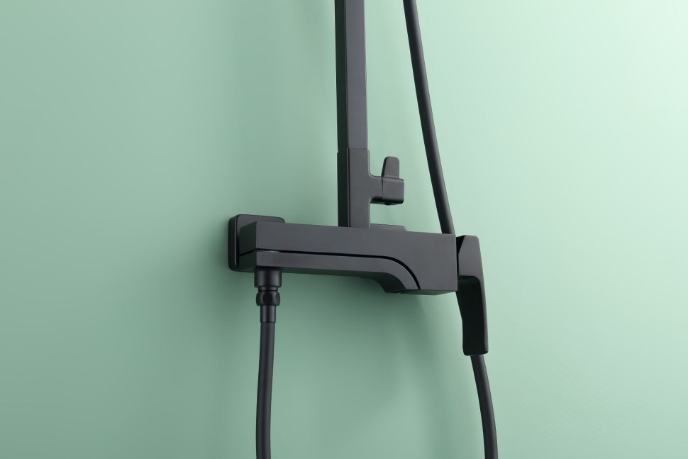 Душевая система Raglo для ванны и душа черный