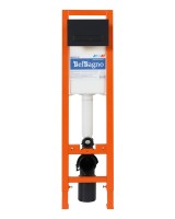 Кнопка смыва BelBagno MARMI BB012-MR-NERO.M, цвет-черный матовый Tocco Morbido