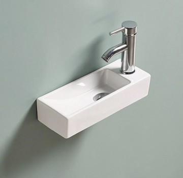Раковина Gid N9271L 61128L подвесная белая 38x14.5x8