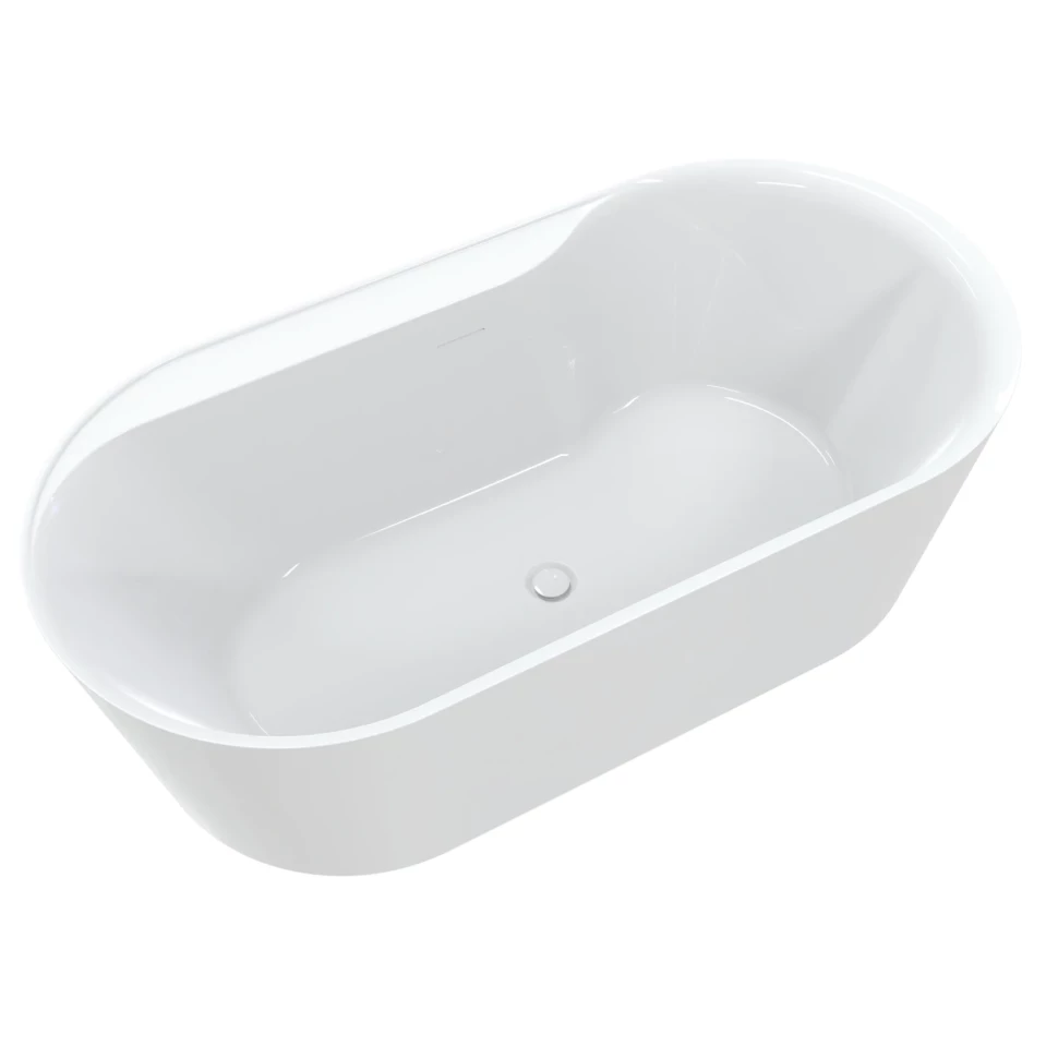 Ванна AQUAme акриловая отдельностоящая AQM3505GW-L