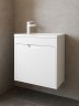 Тумба под раковину для ванной подвесная Uperwood Modul 60х21х60 см, белаяатовая