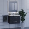 Тумба под раковину Uperwood Foster 80 см, черная