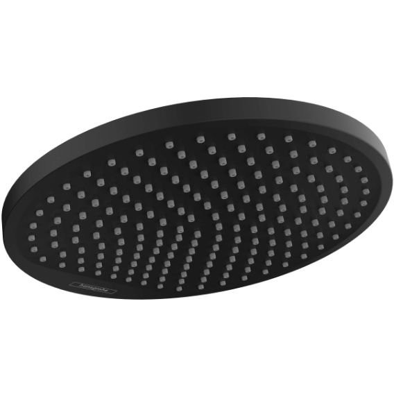 Верхний душ Hansgrohe Crometta 24 см., потолочный/настенный, 1jеt, цвет: черный матовый 26723670