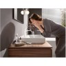 Смеситель для раковины Hansgrohe Vivenis со сливным гарнитуром 75020700, белый матовый