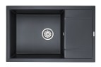 Мойка FLUGEN 60, IT-GRANIT, PM317850-BLM, черный металлик, 780х500 мм, Paulmark