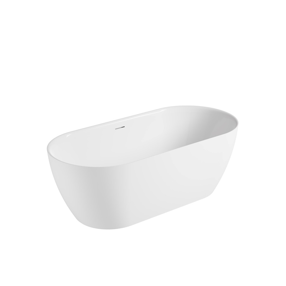 Ванна акриловая Vincea VBT-705-1800, 1800*800*585, цвет белый, щелевой перелив, слив белый