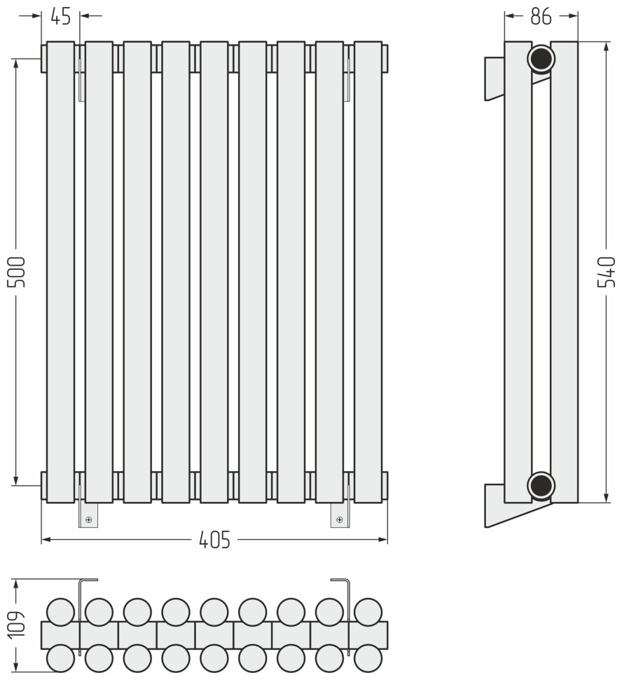 Эстет-11 500х405 9 секций