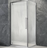 Душевой угол Veconi Rovigo RV-033R, 900х700х1950 хром, стекло дождь