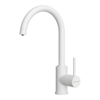 Смеситель для кухни Omoikiri Shinagawa 2 Plus-WH латунь/белый