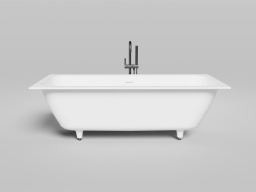 Ванна встраиваемая ORLANDA AXIS KIT 180x80 S-Stone Матовое