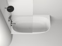 Ванна пристенная угловая SOFIA CORNER L 170x85   покраска по RAL полностью S-Sense Глянцевое