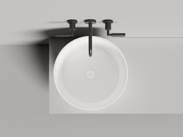 Раковина накладная ARMONIA 04 покраска по RAL полностью 460х460х450 S-Stone Матовое