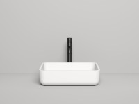 Раковина накладная GLORIA 09   покраска по RAL полностью 475х375х120 S-Stone Матовое