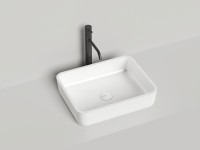 Раковина накладная GLORIA 09   покраска по RAL полностью 475х375х120 S-Stone Матовое