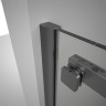 Душевой угол Veconi Rovigo RV-075GR, 1700х800х2000 графит брашинг, стекло прозрачное