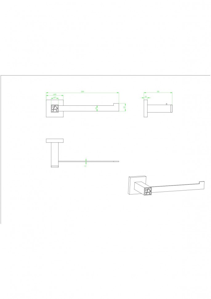 Бумагодержатель 88607-1