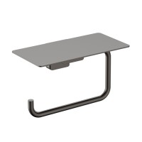 AQM7307GM Tivoli Держатель туалетной бумаги с полкой, металл