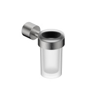 Стакан для зубных щеток с держателем ABBER Osten 316 AA1861BST брашированная сталь