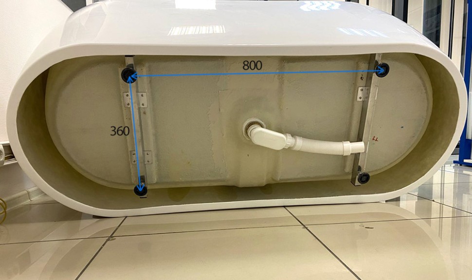 Акриловая ванна ABBER AB9219 белая