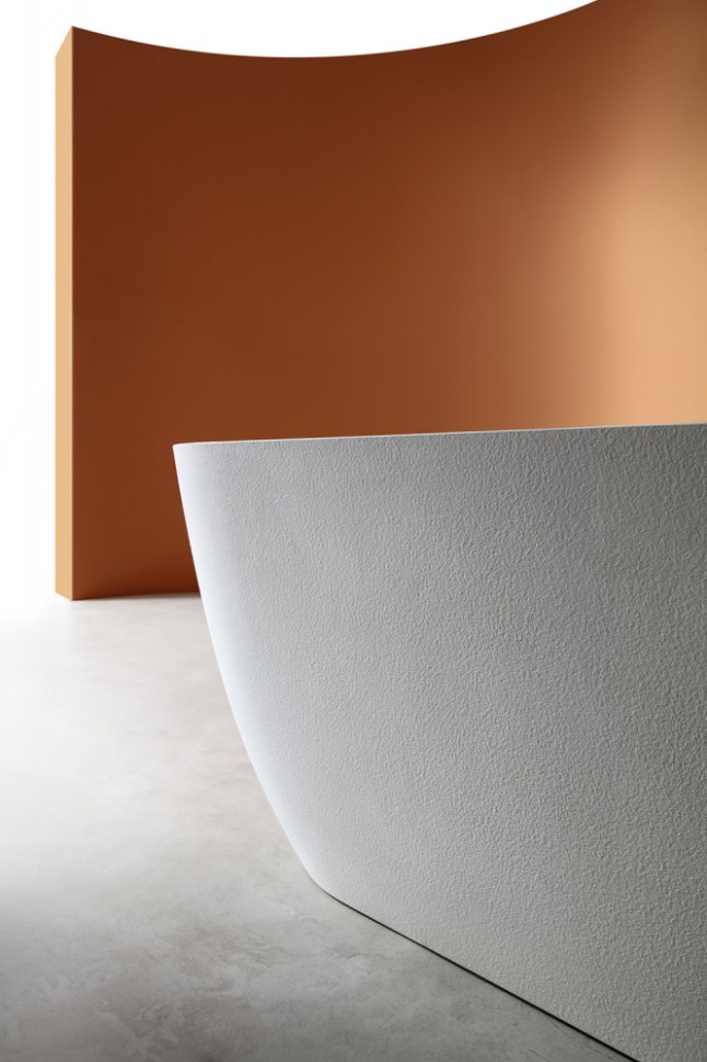 Ванна из искусственного камня ABBER Frankfurt AM9941 белая матовая